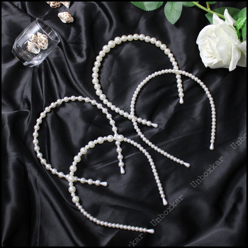 Pearl Hair band - UBK898 - Unboxkar.in