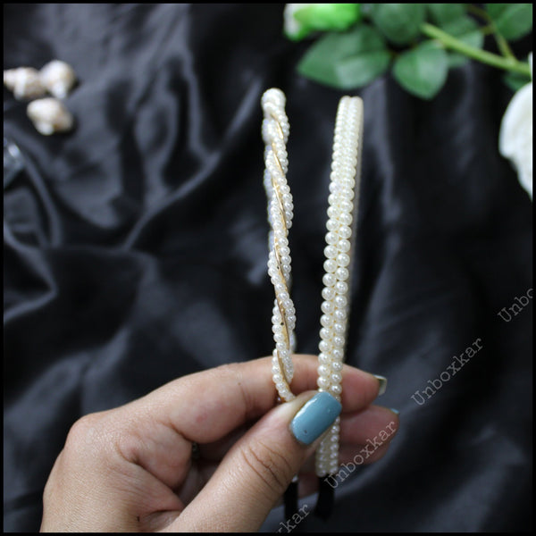 Pearl Hair band - UBK900 - Unboxkar.in