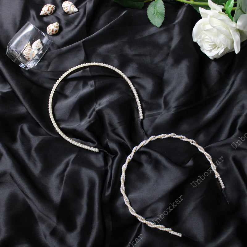 Pearl Hair band - UBK900 - Unboxkar.in