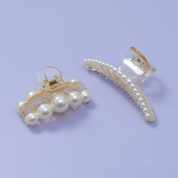 Pearl hair Claw (Pack of 2) - UBK2199 - Unboxkar.in