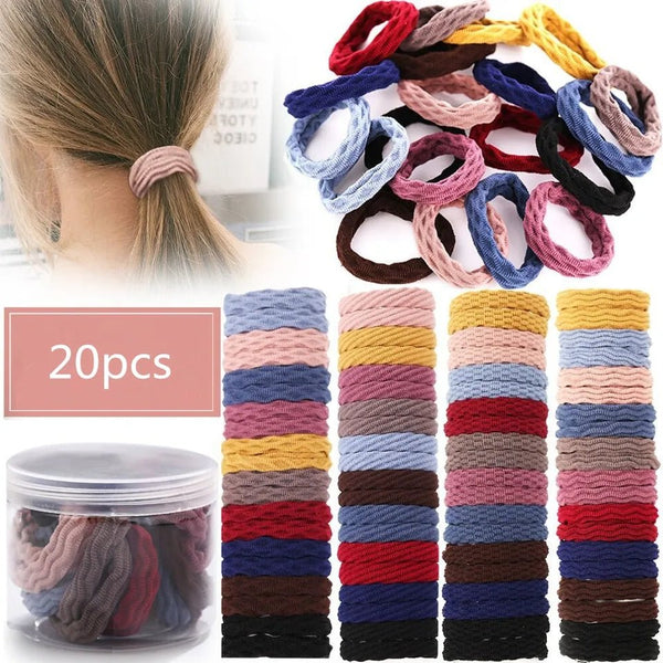 Plain Bow Hair Rubber Band - UBK1528 - Unboxkar.in