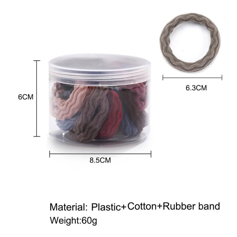 Plain Bow Hair Rubber Band - UBK1528 - Unboxkar.in