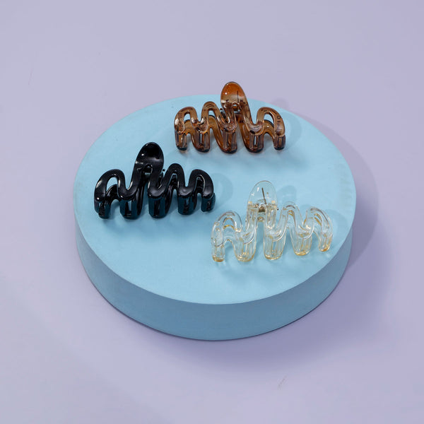 shiny hair claw (Pack of 3) - UBK2240 - Unboxkar.in