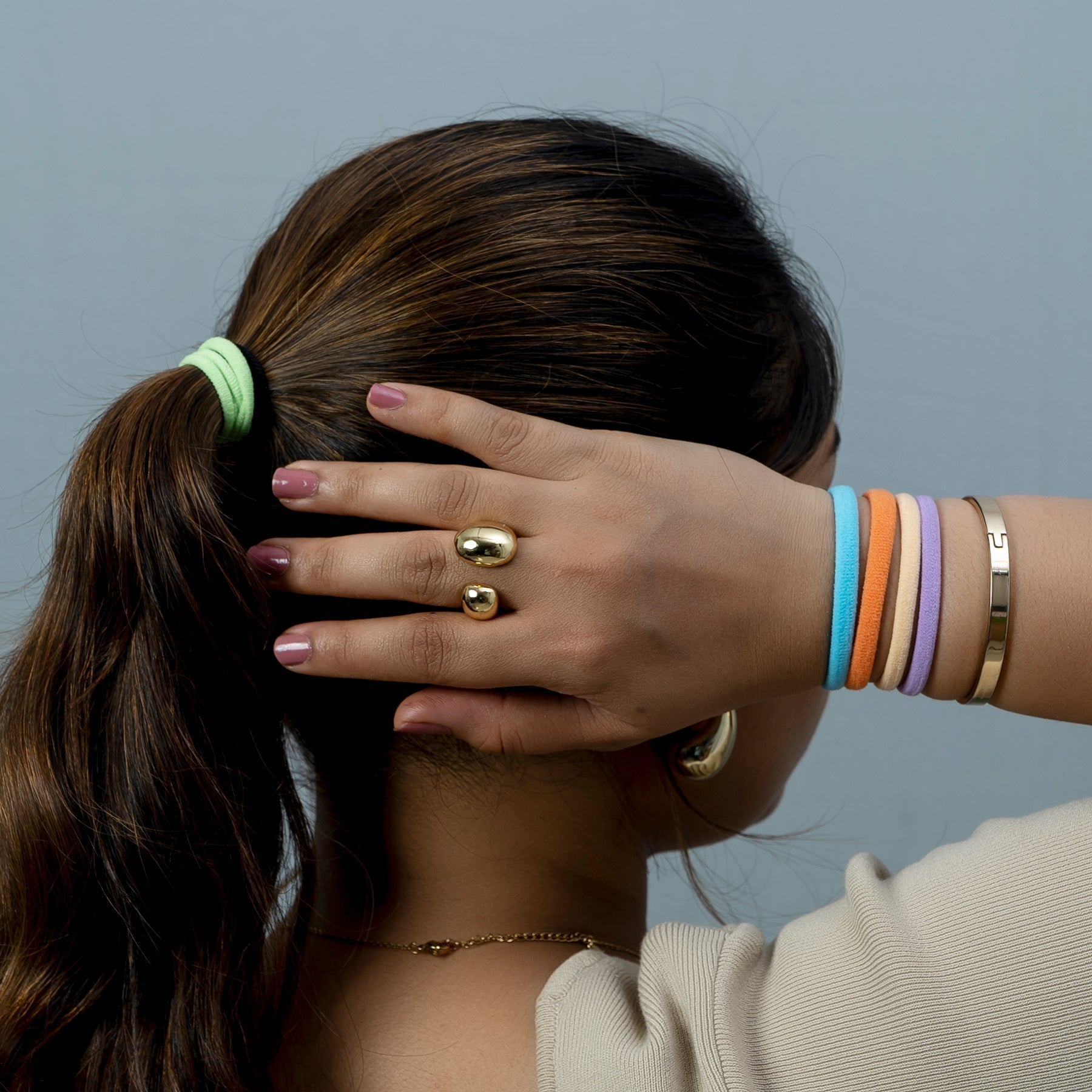 Slim hair ties (Pack of 20) - UBK2301 - Unboxkar.in