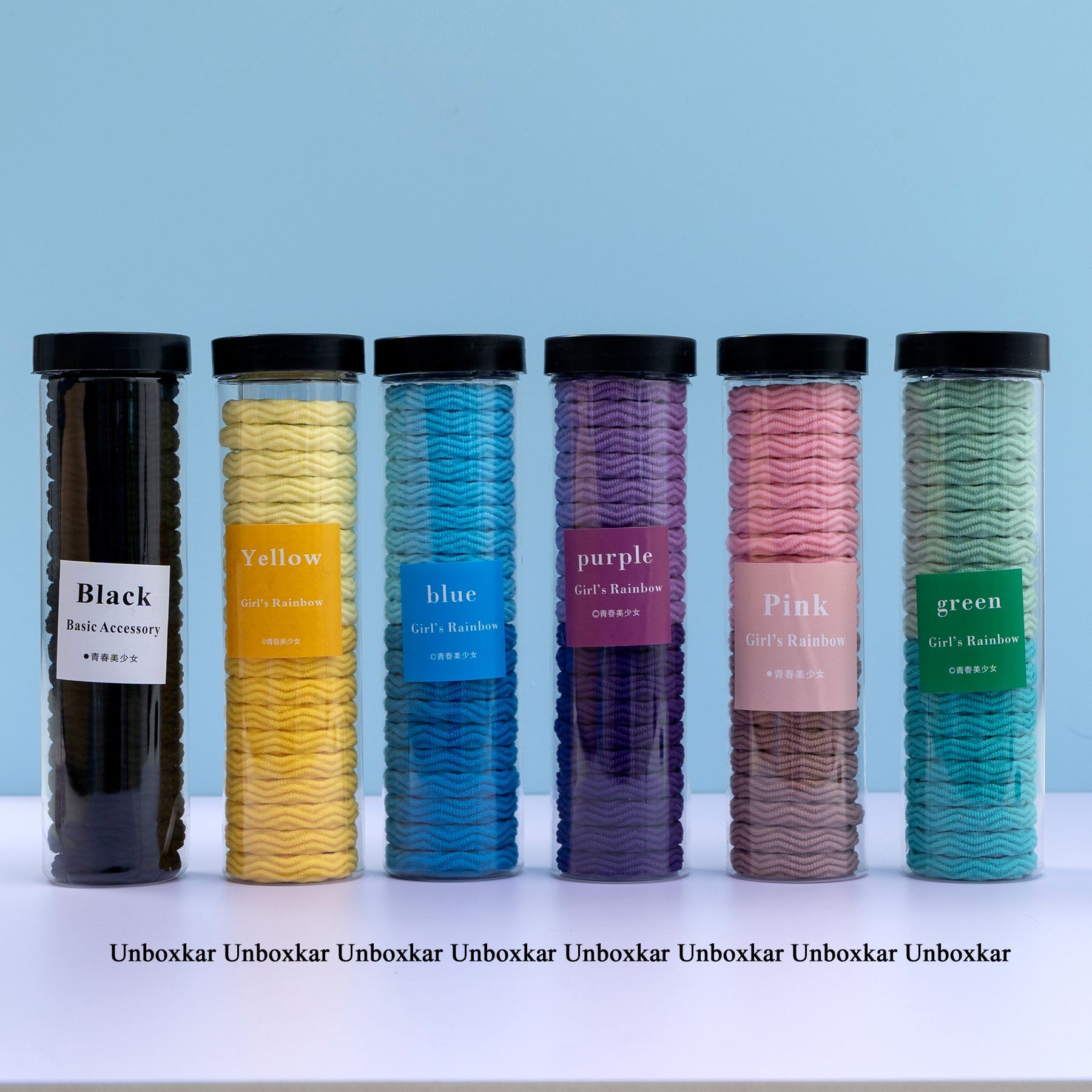Soft Hair ties (Pack of 20) - UBK2207 - Unboxkar.in