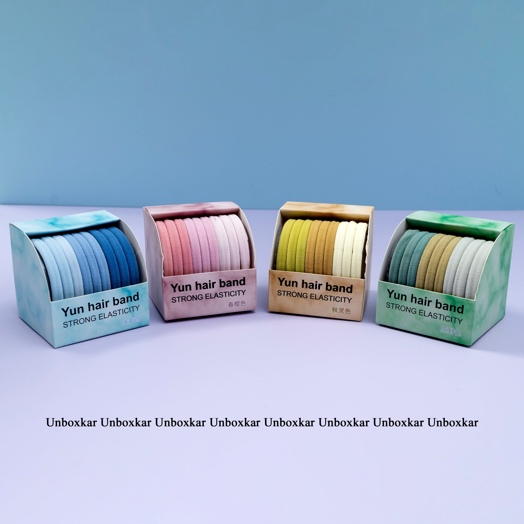 Soft Hair ties (Pack of 9) - UBK2208 - Unboxkar.in