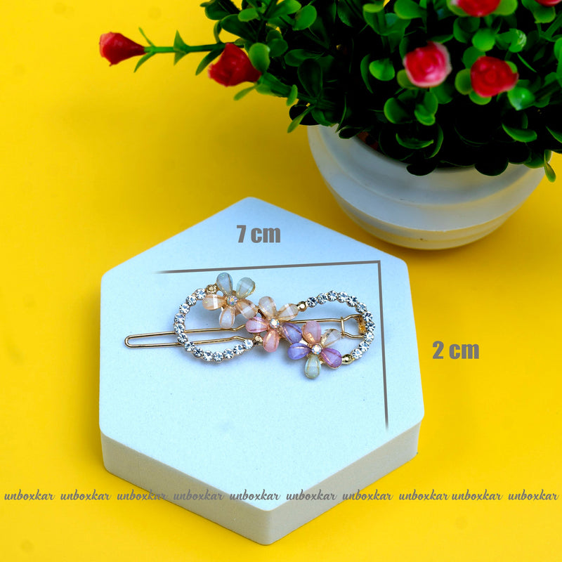 Stone Shaped Hair Pins - UBK1745 - Unboxkar.in