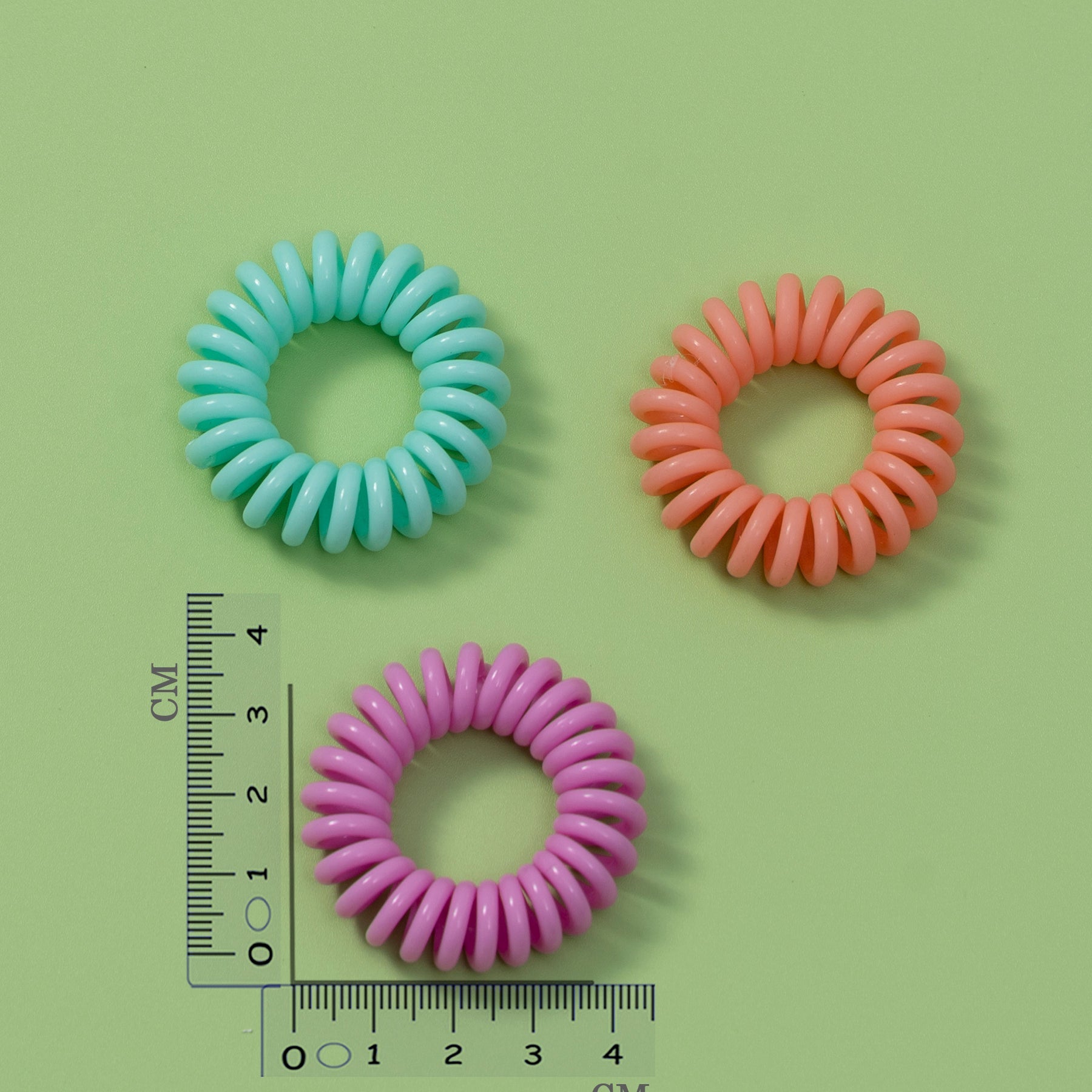 Trendy spiral Hair ties ( Pack of 10 ) - UBK2585 - Unboxkar.in