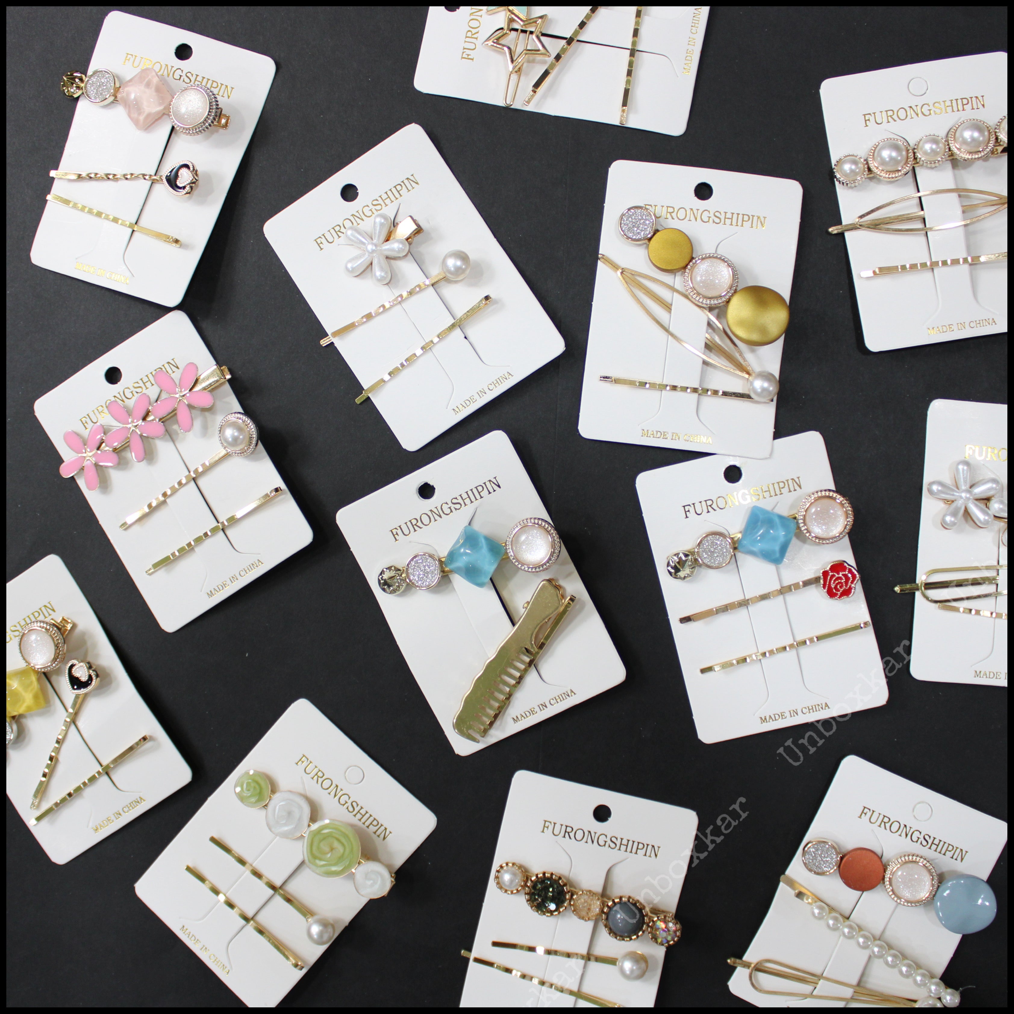 Surprise Hair Pins Card ( Set Of 3 ) - UBK780