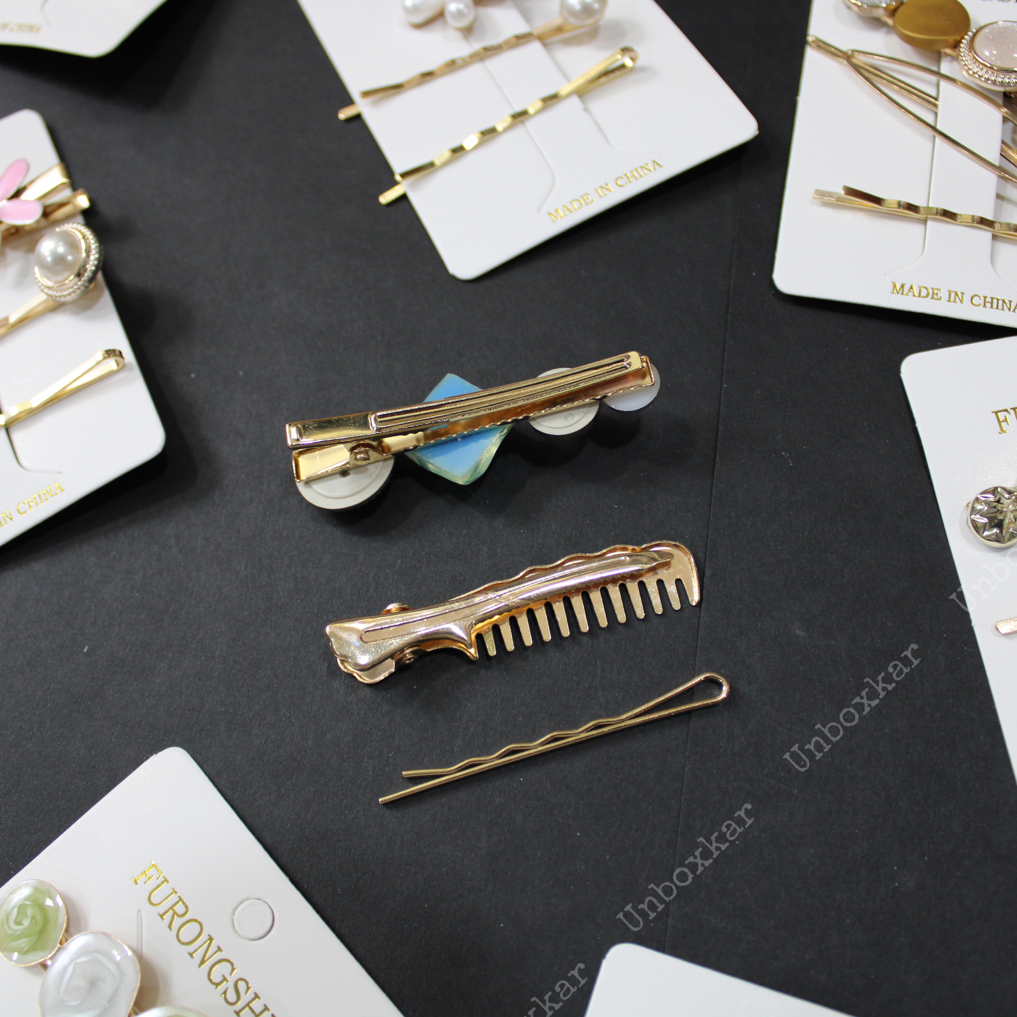 Surprise Hair Pins Card ( Set Of 3 ) - UBK780